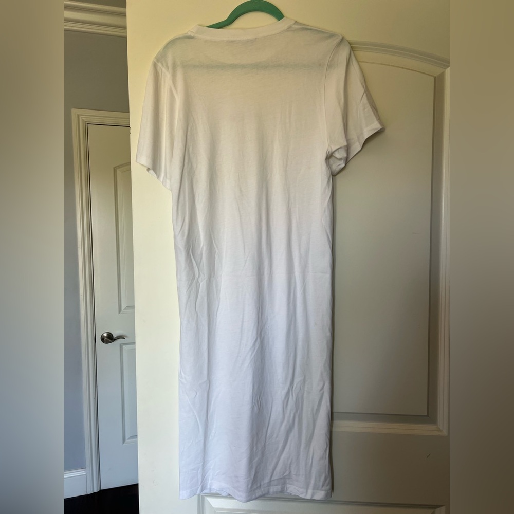 Stella McCartney White Short Sleeve Tee dress - Picture 6 of 10